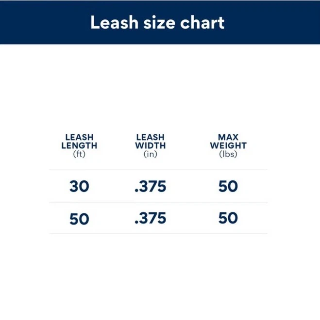 Cuerda de control para perro Mendota Products Trainer 50 pies de largo 3/8 pulgadas de ancho naranja Foto 2 de 4
