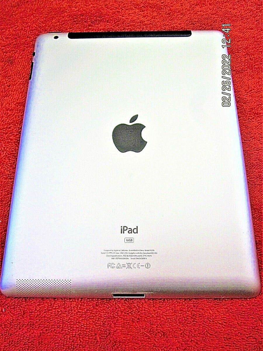 APPLE iPad 2 - 16GB - A1396 | eBay