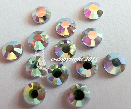 XXL Hotfix Strass Bügelbild Applikation in AB Strass Ranke Borte Ornament 221205 - Bild 6 von 8