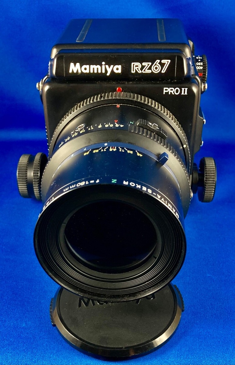 Mamiya RZ-67 Pro II Medium Format Camera Kit w/ 180mm W Lens Nice
