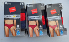 Lot of 3 6-pack Hanes New Mens Cotton Bikinis Comfort Flex Fit Underwear Size 3X