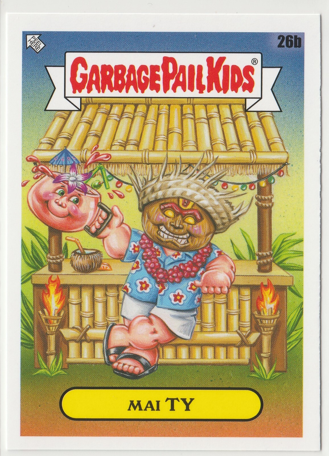 Mai Ty #26b Garbage Pail Kids GPK 2021 Go On Vacation Trading Card
