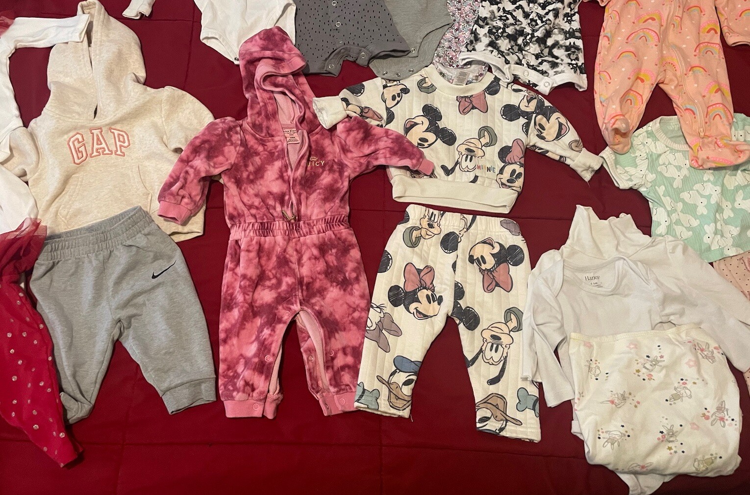 baby girl clothes 36 months bundle 18pcs Gap Juicy Couture Mixed Nike