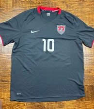 Nike USA US Soccer USMNT 2008/2009 Away Jersey Landon Donovan #10 Size XL Gray