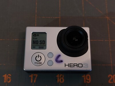 GoPro Hero3 White Edition 1080p Action Camera works Missing covers No connection