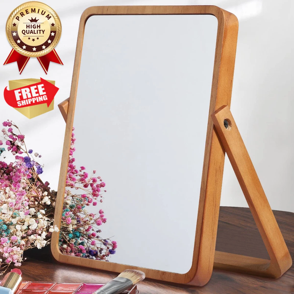 Vanity Mirror with Stand Rectangle Table Mirror Rectangle Vanity Mirror Barber