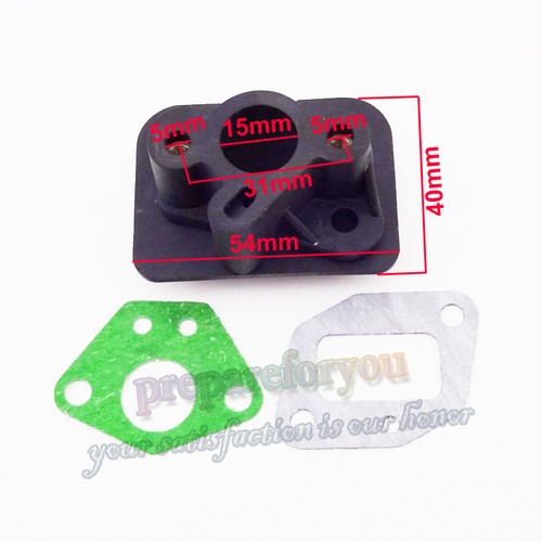 15mm Carburetor Air Filter Stack For 33 43 49cc Goped Gas Scooter Pocket Bike - Imagen 4 de 8