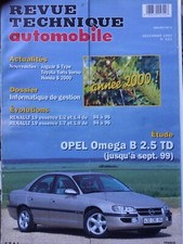 Revue technique Opel OMEGA