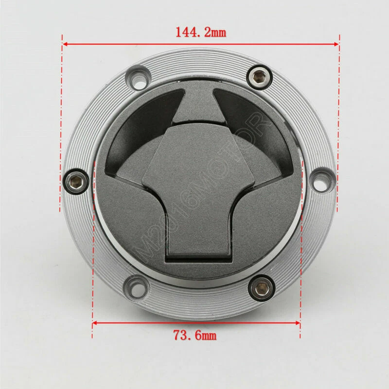 For Kawasaki Ninja 250R EX250J 2008-2012 Ignition Switch Gas Cap Cover w/ Keys Foto 2 de 4