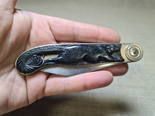 Vintage Soviet TOURIST folding knife BELKA USSR....KNIFE NEW USSR.. - Picture 9 of 9