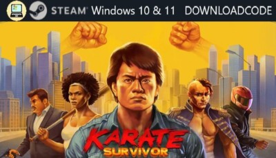 NEU PC Computer Spiel Karate Survivor für Windows 10 11 STEAM Download Code Key