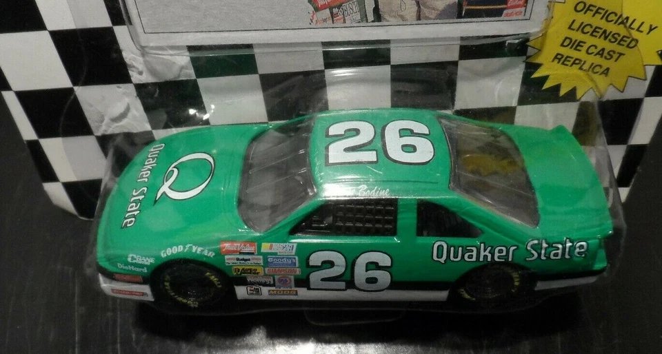 UNUSED/UNOPENED MINI NASCAR STOCK CAR&TRADING CARD BRETT BODINE'S #26 CAR(81220) - Image 3 of 4
