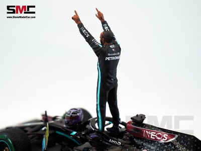 Mercedes F1 W11 44 Lewis Hamilton Turkey GP 2020 7x WDC 1:18 Spark