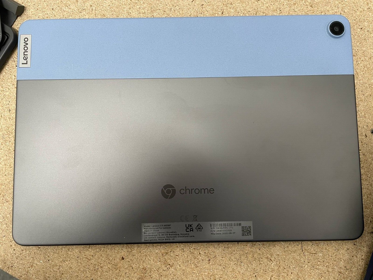 Lenovo CT-X636F IdeaPad Duet Chromebook Wi-Fi Ice Blue + Iron Grey