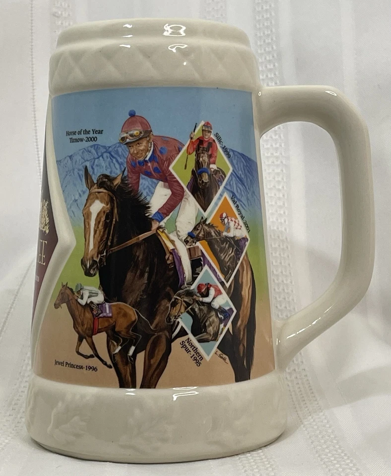 Oak Tree Assn. 2003 Breeders’ Cup Champions at Oak Tree Edición Limitada. Taza Stein  Foto 3 de 4
