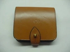 Leather- 5 Round- .470 Cartridge Holder- Belt- New !! (B)