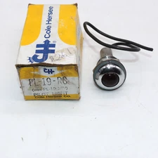 Cole Hersee PL-19-RC Red Lens Pilot Light Indicator Lamp NOS w/ Box USA