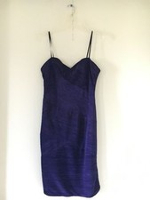 NIGHTWAY Size 12 Orchid Purple Textured Sleeveless Evening Cocktail Dress Women