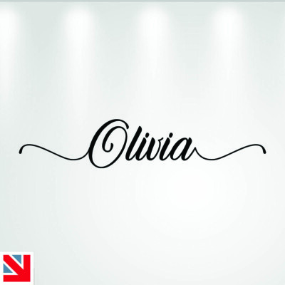 Personalisierter individueller Name Wandtattoo Aufkleber Vinyl Kinder Mädchen PRINZESSIN