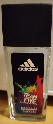 Adidas team five special edition  deo  75 ml dsn 2,5 floz  new 