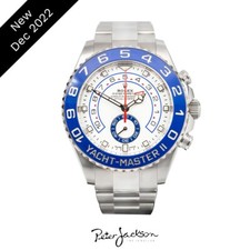 Rolex Yacht-Master II White Dial 2022 Watch 116680 With Box & Papers Refurbished