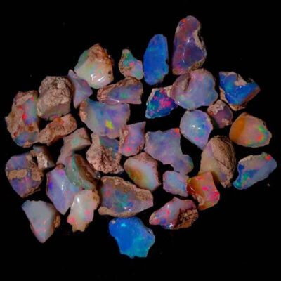 Lovely Opal Rough Lot AA Grade 10 Pieces Large Size Ethiopian Walo Opal Rough 45