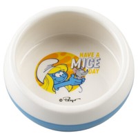 "Duvo+ Futternapf \"Die SchlüMpfe\" Schlumpfine 100 Ml FüR Hunde, Weiß/Blau"