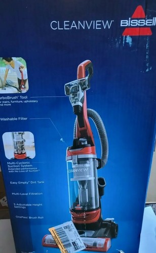 🪼 BISSELL CleanView Vacuum with OnePass Technology 2492 Red 🆕Distressed 📦 - Picture 1 of 8