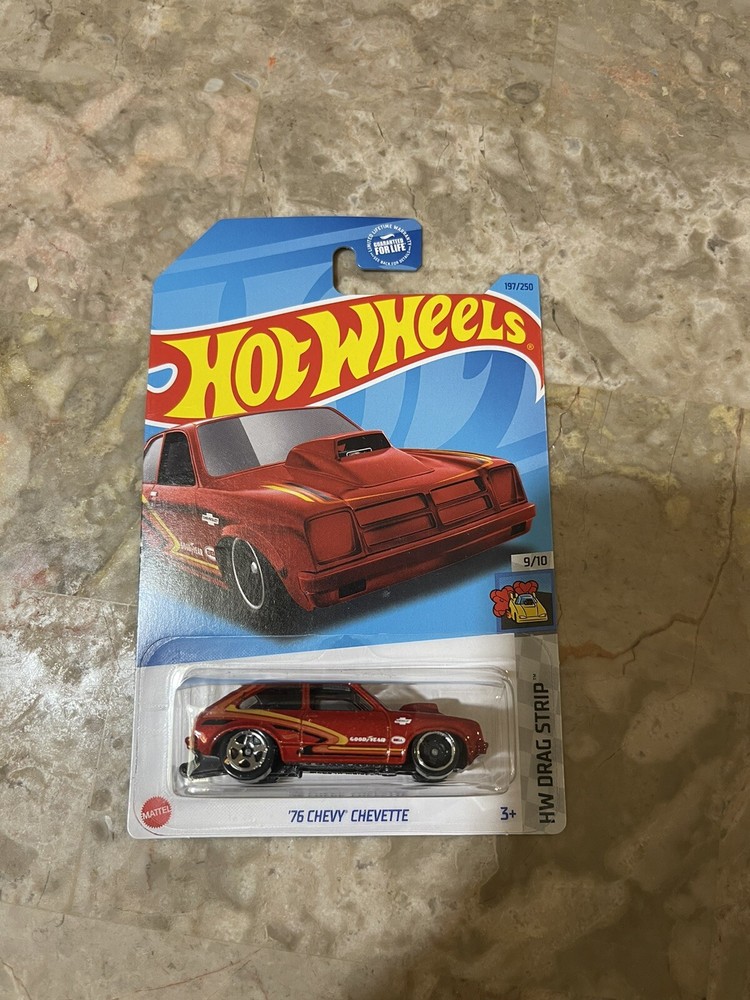 2023 HOT WHEELS #187 HW Drag StrIP 9/10 CUSTOM '76 CHEVY CHEVETTE Red