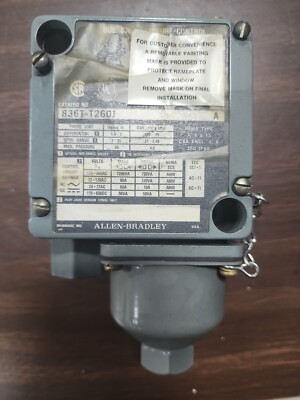 #ad Allen Bradley 836T T260J A 836T Pressure Control 3 35 psi New Old Stock $184.99