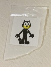 Vintage 1980  s Felix The Cat Sticker 3/4  