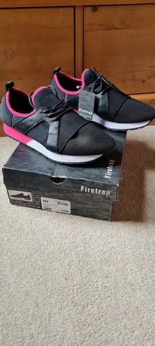 firetrap black trainers