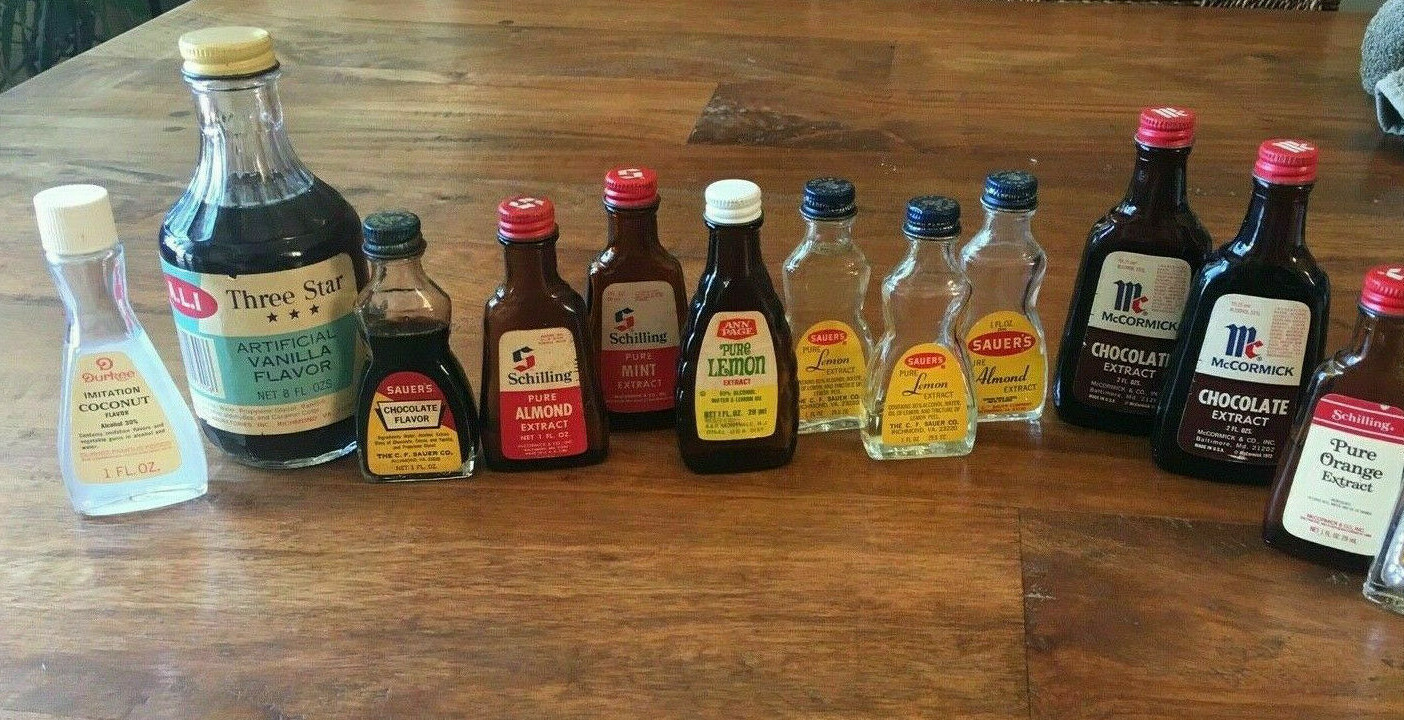 NEAT VTG HTF LOT 12 Extracts & Flavorings Sauer's McCormick Schilling