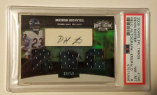 Devin Hester 23/50 2006 Topps Triple Threads Emerald  RC Auto   Bears #140 PSA 8