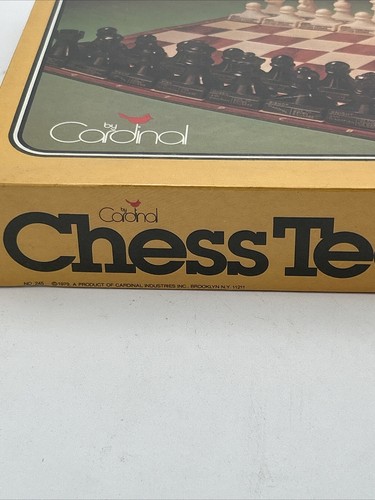 Vintage 1979 Cardinal Chess Teacher Learning Set For Beginners - New Sealed - Picture 6 of 8