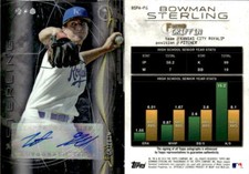 2014 Bowman Sterling Prospect Autographs #BSPAFG Foster Griffin AUTO