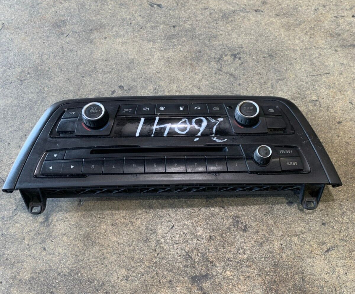 2012-2017 BMW 328i Radio Control Ac Heater Temperature Panel OEM  