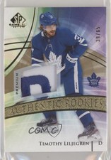 2020 SP Game Used Authentic Rookies Gold 39/65 Timothy Liljegren #142 Patch 04f2