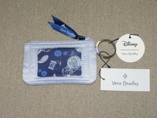  Vera Bradley Zip ID Case in Recycled Cotton Cinderella Paisley On Morning Glory