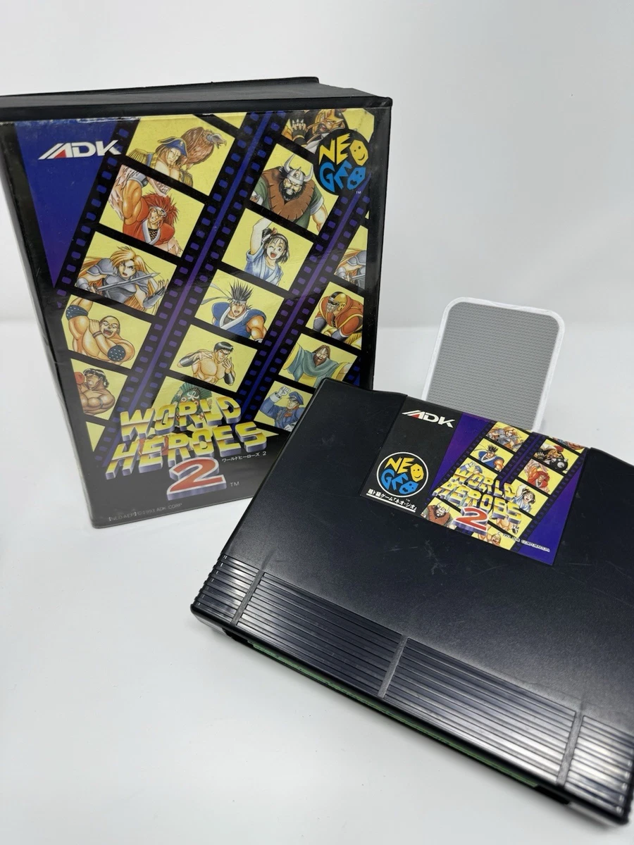 Cartouche Arcade Originale World Heroes 2 Jet II Neo Geo Mvs Neogeo Snk