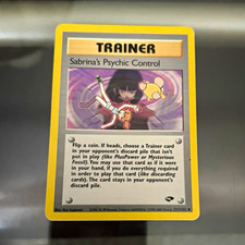 Pokemon TCG Sabrina's Psychic Control Gym Challenge 121/132 Unlimited on eBay