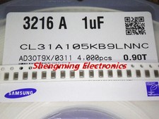 1000PCS 1206 105K 50V 1uF CL31A105KB9LNNC Original chip SMD Ceramic capacitor