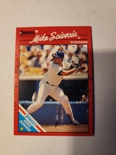 1990 Donruss - Grand Slammers Mike Scioscia #7 No Black Bar on Back