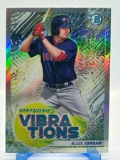 Blaze Jordan 2022 Bowman Chrome Virtuosic Vibrations Refractor #VV-10 Red Sox