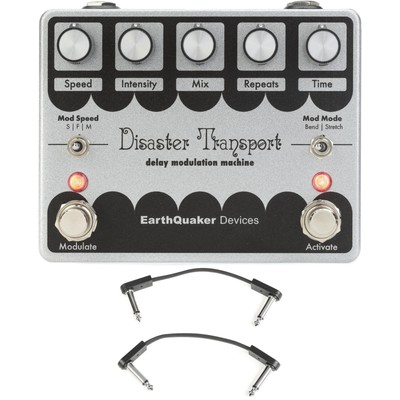 EarthQuaker Devices Disaster Transport Delay Modulation Machine Delay Pedal with