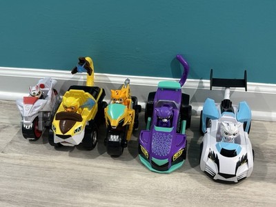 Paw Patrol Cat Pack 5 Toys Lot: Wild, Rory, Shade, Leo, Wildcat, RARE & COMPLETE