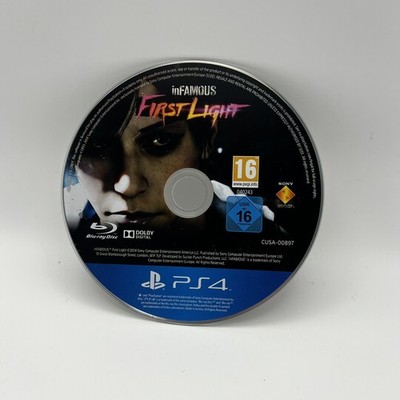 Infamous First Light Playstation PS4 CERT.16 2014 lose, nur Disc