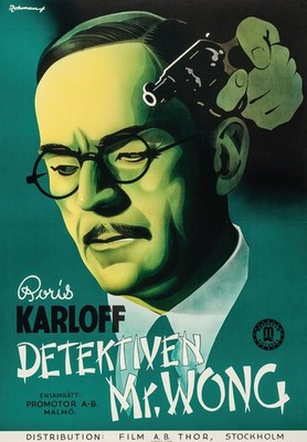 BORIS KARLOFF - Detective Mr. Wong - Movie Poster Image - 5 x 7 inch Print