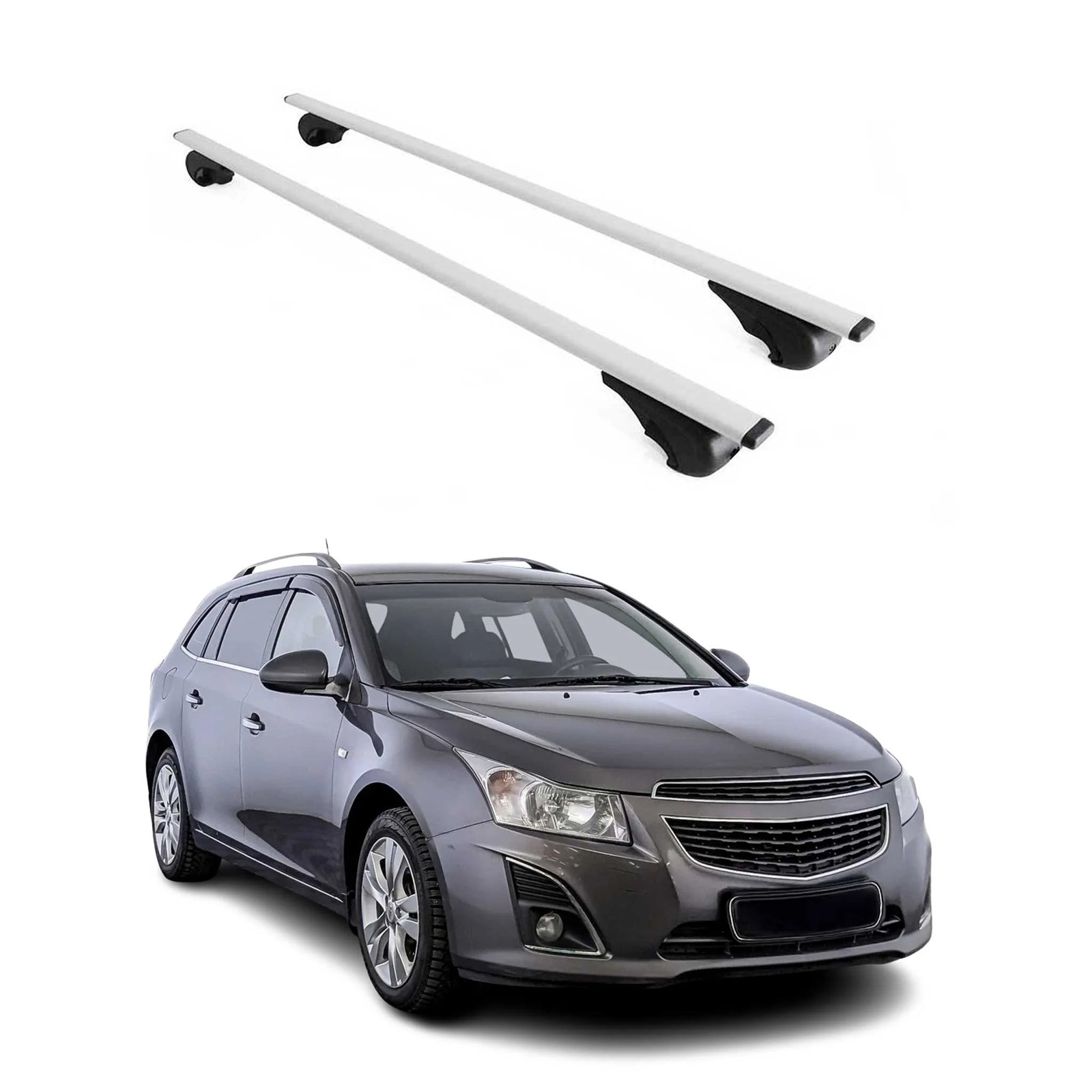 Barres de toit transversales pour Chevrolet Cruze 2012-2015 pour vélos et bagages