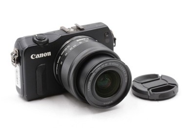 CANON EOS M 18 MP DIGITAL MIRRORLESS CAMERA WITH 15-45mm LENS
